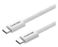 CANYON Kabel OnWire 60MG C-C 60W Magnes w oplocie 1m Biały CND-CCMG60AB15W - 1348469 - zdjęcie 3